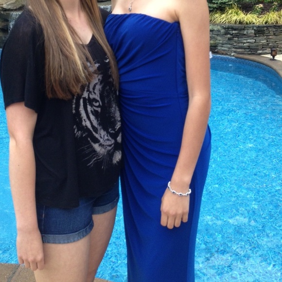 Cache BLUE Prom Dress - Picture 4 of 5